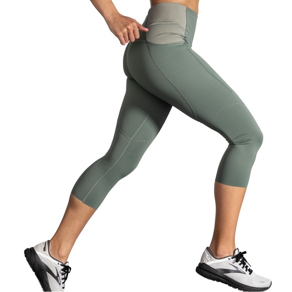 NWT Brooks Women's Method 3/4 Tights. Size XS. - Picture 1 of 8